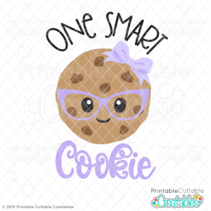 One Smart Cookie Girl SVG File