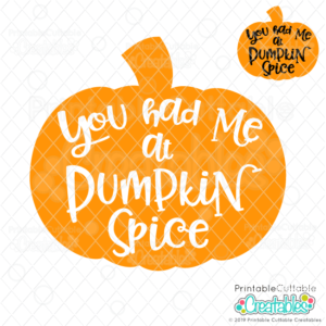 You Had Me at Pumpkin Spice SVG File