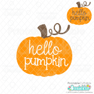 Hello Pumpkin FREE SVG FIle