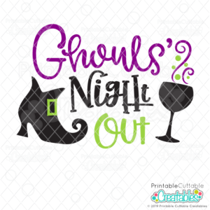 Ghouls' Night Out Halloween SVG File