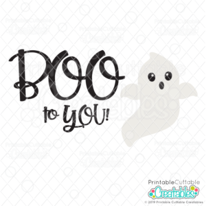 BOO to You FREE SVG Cut File for Cricut & Silhouette
