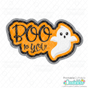 BOO to You FREE SVG Cut File for Cricut &amp; Silhouette
