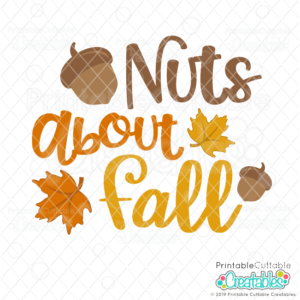 Nuts About Fall SVG File