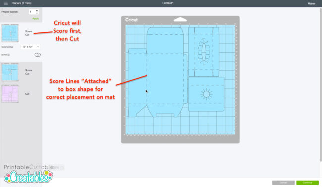 Using SVG Files with Score Lines in Cricut Design Space