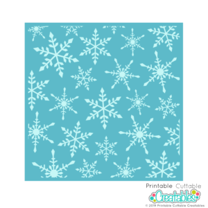 Snowflake Background Stencil FREE SVG file