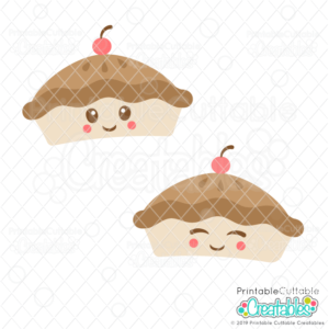 Cute Pie SVG File Set