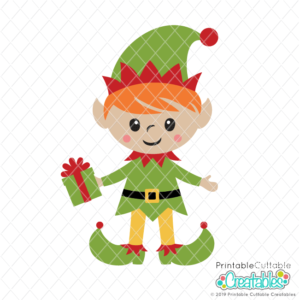 Cute Boy Elf SVG File