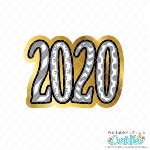 2020 FREE New Year SVG File