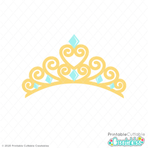 Princess Tiara Crown SVG File