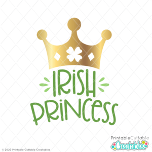 Irish Princess Free SVG Files