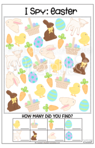 Free Printable Easter I Spy