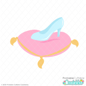 Princess Glass Slipper SVG File