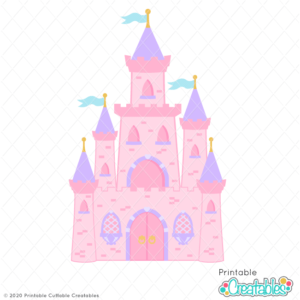 Princess Castle SVG File & Clipart