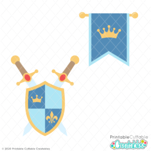 Royal Flag and Shield SVG Files