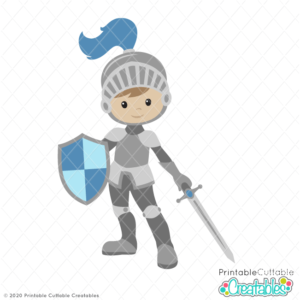 Cute Royal Knight SVG File
