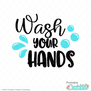 Wash Your Hands SVG File