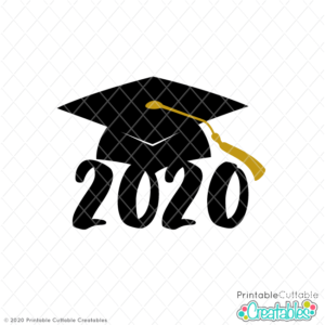 Graduation Cap 2020 Free SVG File