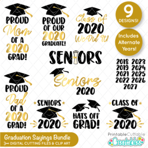 Graduation Sayings SVG Bundle