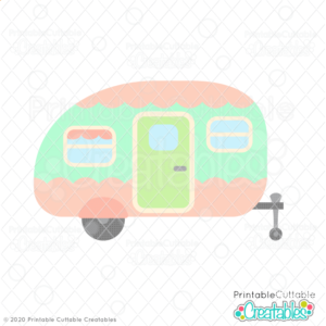 Cute Camper SVG Cut File