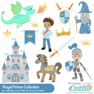 Royal Prince SVG File Clipart Set