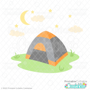 Camping Tent SVG File