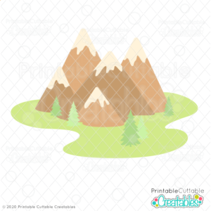 Mountains SVG File