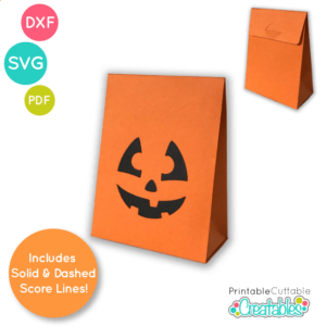 Jack O Lantern Treat Bag SVG File