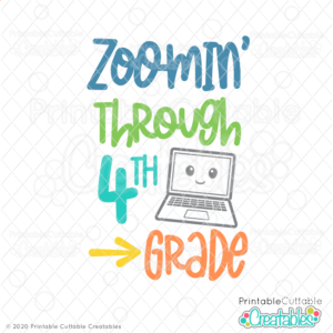 Zoomin' Through 4th Grade SVG File