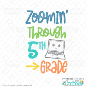 Zoomin' Through 5th Grade SVG File