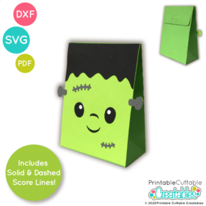 Frankenstein Treat Bag SVG File