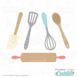 Rolling Pin Baking Utensils SVG File