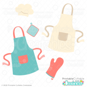 Aprons n Oven Mitts SVG File