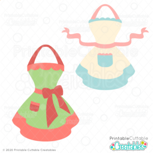 Vintage Apron SVG File