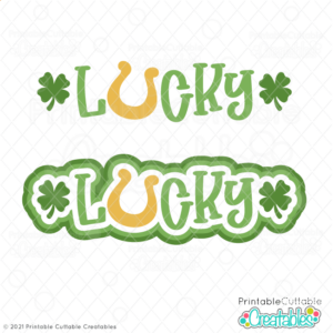 Lucky SVG File Title
