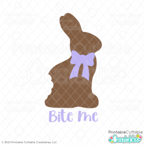 Bite Me Bunny SVG File