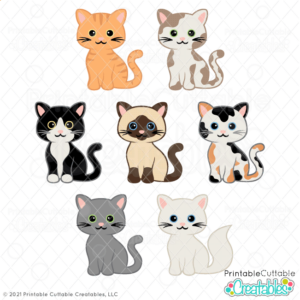 Sitting Cat SVG Bundle