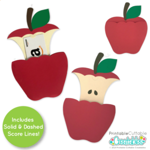 Apple Gift Card Holder SVG File