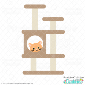 Cat Condo SVG File for Cricut & Silhouette
