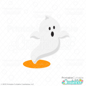 Spooky Halloween Ghost Free SVG Cutting File Clipart
