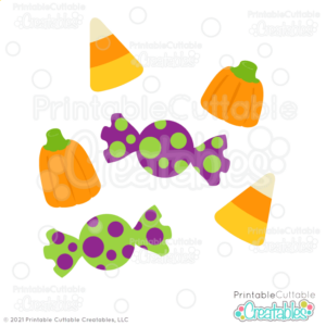 Halloween Candy SVG Cut Files & Clipart