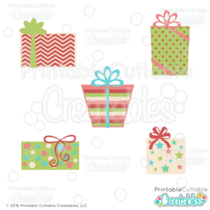 Christmas Presents SVG Cut Files & Clipart