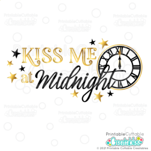 Kiss Me at Midnight SVG File