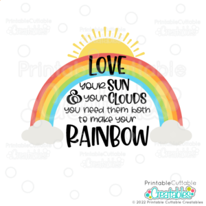 Love Your Sun Inspirational SVG File