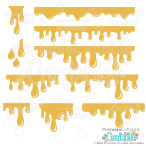 Honey Drip SVG Borders