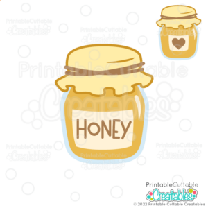 Honey Jar SVG Cut File