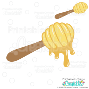 Honey Dipper SVG Cut File