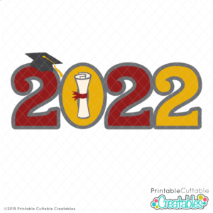 Graduation 2022 SVG Freebie