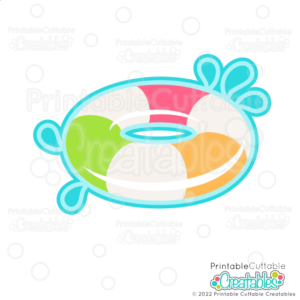 Pool Float Free SVG File for Cricut Silhouette