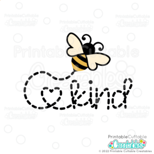 Bee Kind SVG Cut File