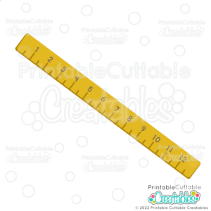 School Ruler Free SVG Cutting File & Clipart